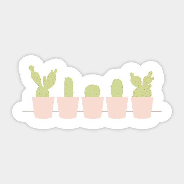 Cactus 3 Sticker by littlemoondance